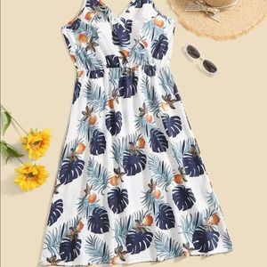 Family matching tropical outfits